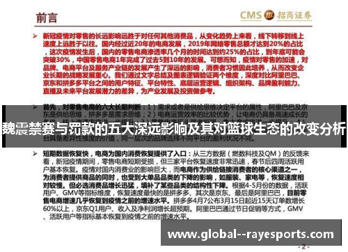 魏震禁赛与罚款的五大深远影响及其对篮球生态的改变分析